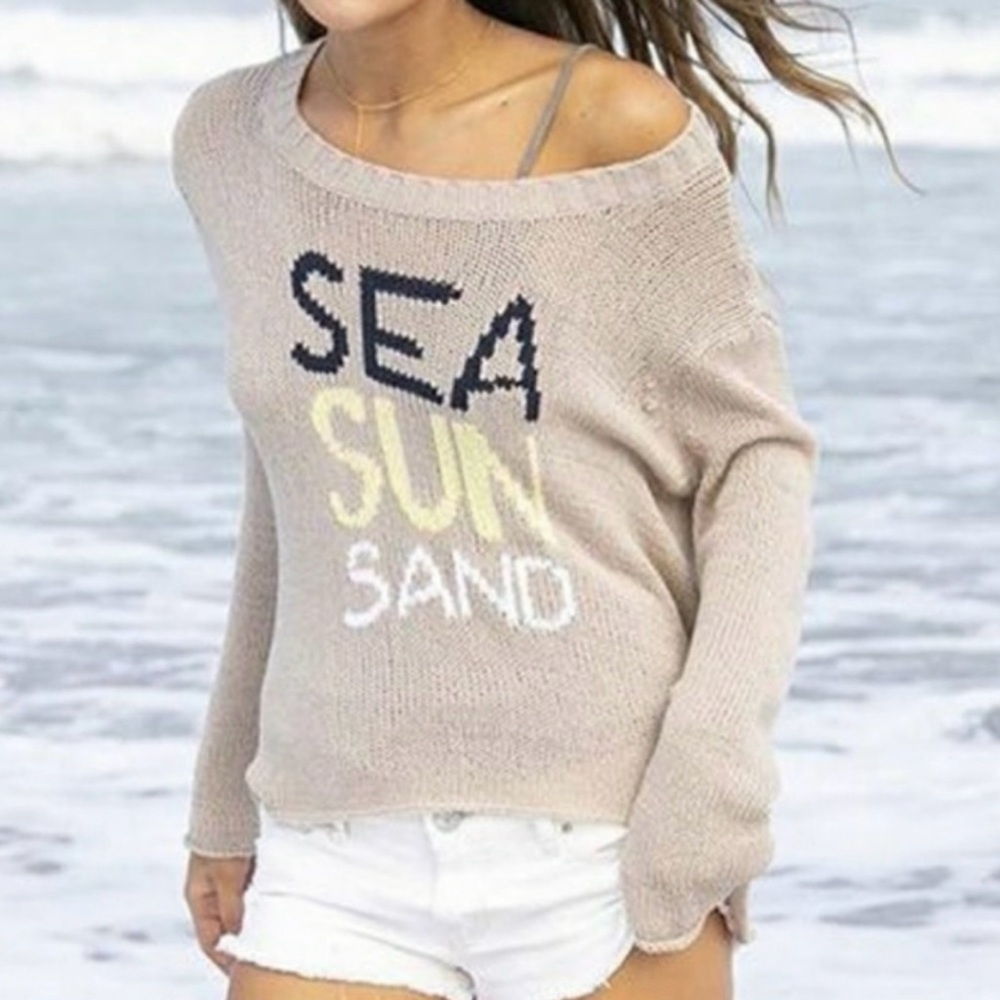 Wooden Ships Sea Sun Sand Sweater
